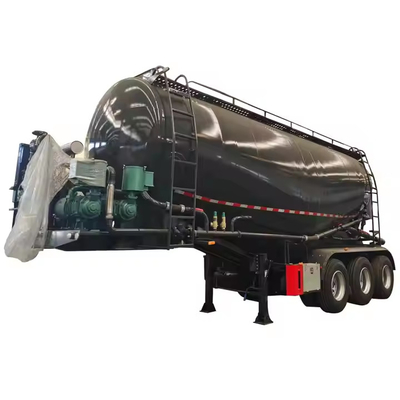 China Fabrik Billiges Preis Zement Schüttler Anhänger 4 Alex 45cbm Pulver Schüttler Zement Tanker Lastwagen Transporter Zement Tank