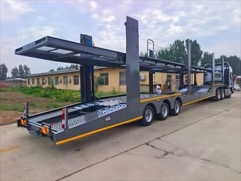 Zuverlässiger Fahrzeugträger Halbanhänger für effiziente Fahrzeugtransporte