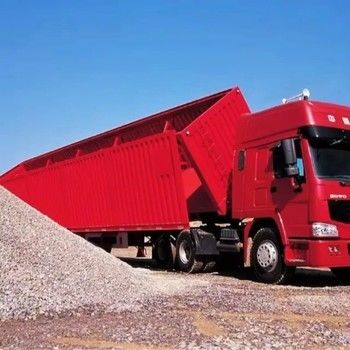 3-Achsen-Tipping-Kohlebergbau Transport Halbanhänger für den effizienten Transport entwickelt Entladen von Sandkohle