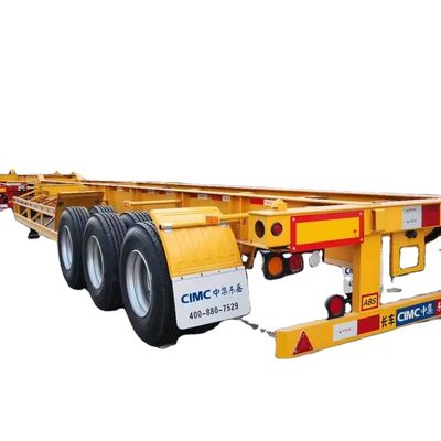 3 Achsen Hochwertige Schwerlastkapazität Anhänger Skelett Teile Container Transport