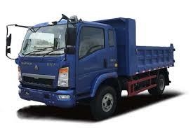 Blue Light Dump Truck 4X2 mit Kraftstoffbehälter 200-300L